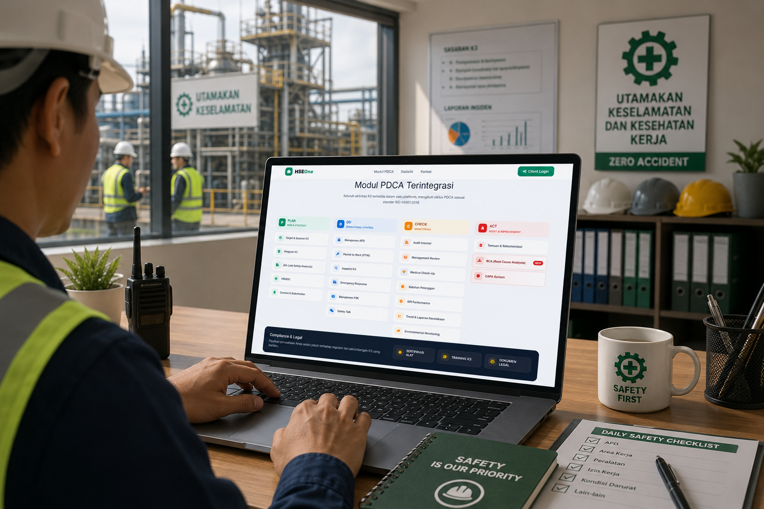 Enterprise Safety Management System (Keselamatan, Kesehatan Kerja dan Lingkungan-K3L)